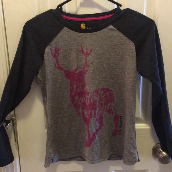 Girls large Carhartt baseball T - Picture 1 of 1